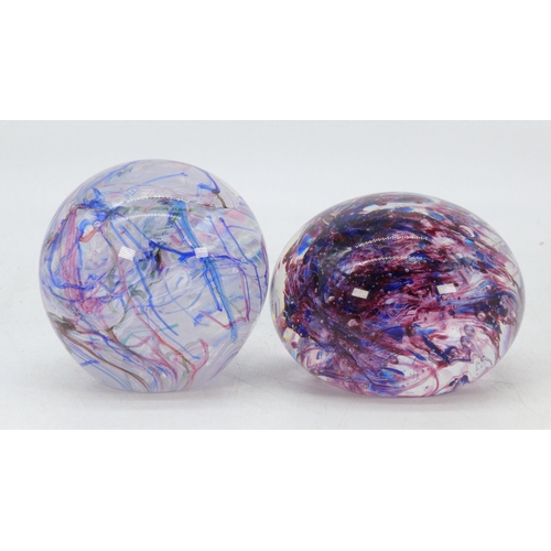 85 - Two glass paperweights