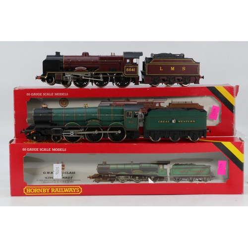 103 - Hornby Railways R.357 LMS 4-6-0 Patriot loco boxed together with R.078 G.W.R 4-6-0 King Edward 1 loc... 