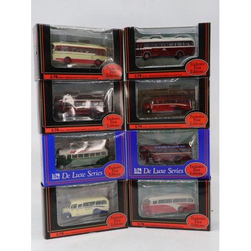 168 - 8 boxed EFE 1:76 scale coaches to include 20116, 18306, 20502DL, 18405DL, 24311, 12109, 20802, and 2... 