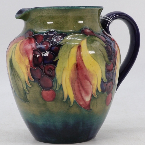 51 - Moorcroft jug decorated with grapes