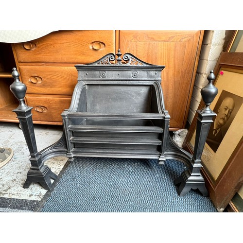 606 - Vintage Cast fire place