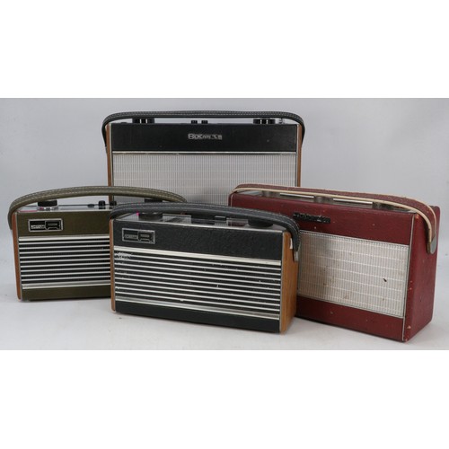 681 - Four Roberts radios to include Rambler 142207, Rambler 12358, RIC.1, and R600 (untested)