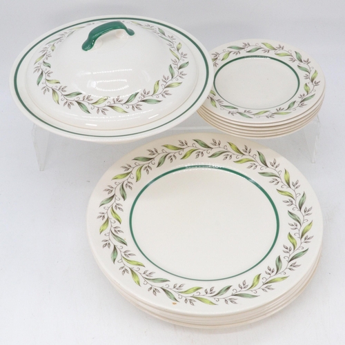 99 - Quantity of Royal Doulton Almond Willow D6373 dinnerware