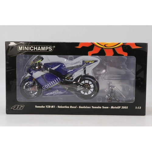 125A - Minichamps, Yamaha YZRM1 Valentino Rossi 2005 boxed