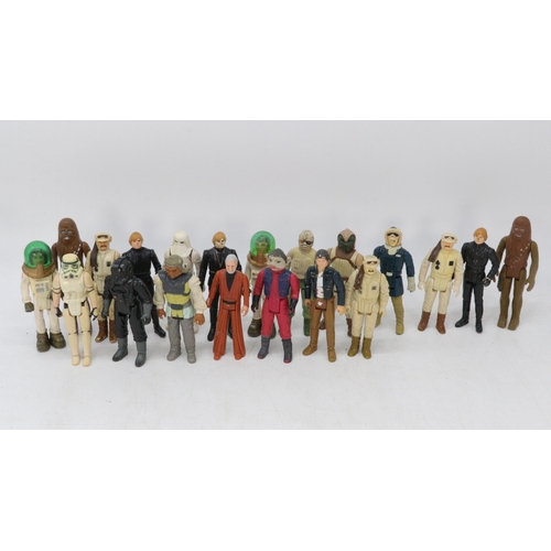 48 - Good quantity of vintage WWF figures and Star Wars figures