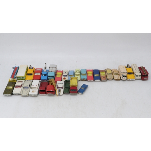 55 - Selection of assorted diecast playworn vehicles to include Husky, Matchbox, Lesney etc