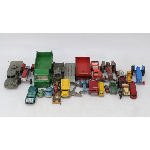 77 - Selection of assorted diecast vehicles mainly agricultural to including Dinky, Bros, Lesney etc