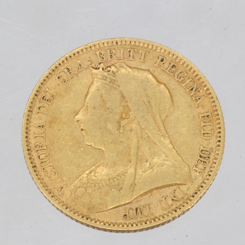 161 - 1894 gold half sovereign