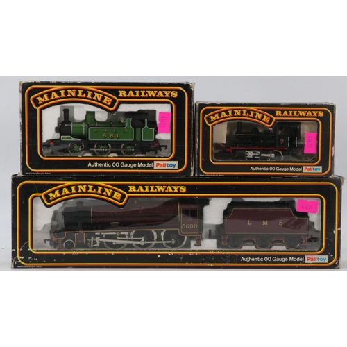 249 - Boxed 00 gauge Palitoy Mainline Railways engines to include LNER 581, No 7 and LMS Crimson and tende... 