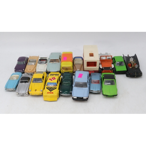 310 - Quantity of vintage and later diecast vehicles to include Corgi batmobile, Dinky Bentley S2, Corgi V... 