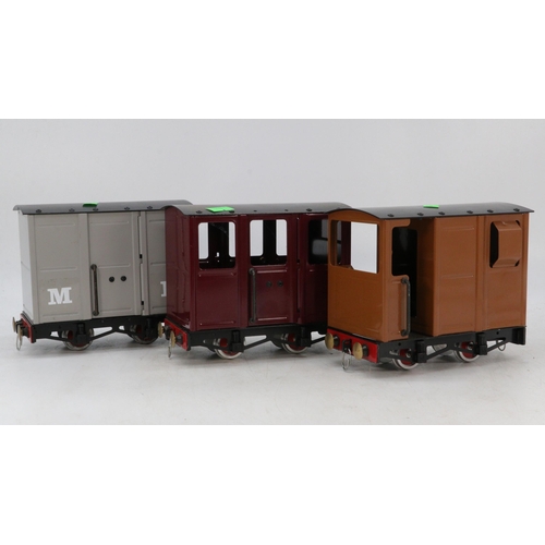 314 - Three Mamod metal wagons