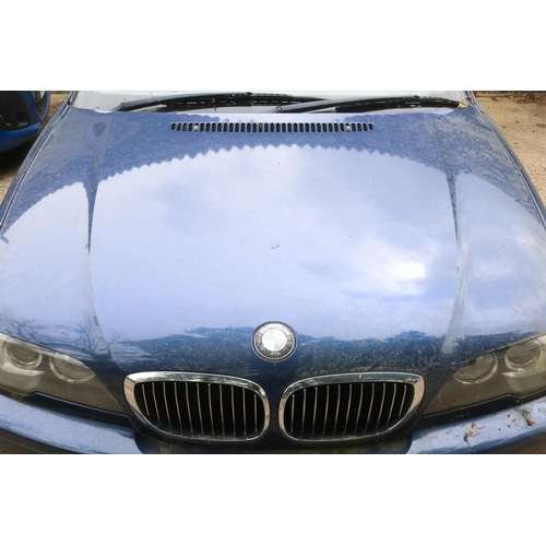 1A - BMW blue 3 dr automatic convertible, MOT expired 6th March 2024 (private number plate S500 SDR) petr... 