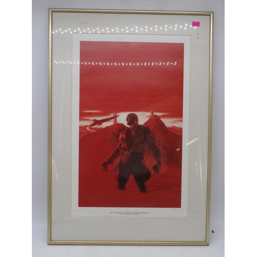 243 - Six assorted Sci-Fi fantasy limited prints by James Bama all framed and glazed