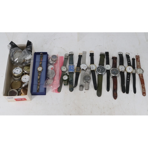 43 - Quantity of assorted watches , pocket watches and parts