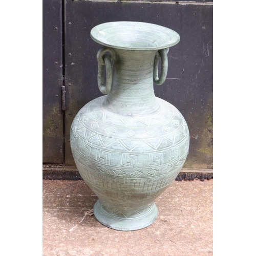 45 - A contemporary urn measuring approx. 75cm tall.