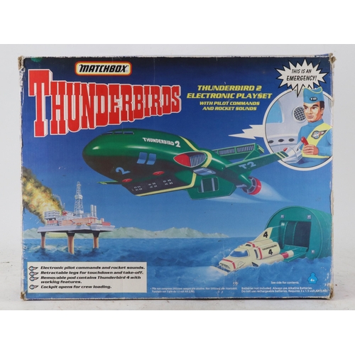 98 - A boxed matchbox Thunderbird 2 electronic playset (unchecked for completeness