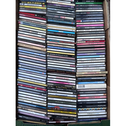 135 - Three cartons of CDs (over 300) of interesting and some rare titles ranging in genres from Prog, Psy... 