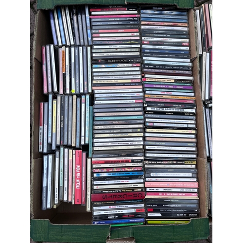 135 - Three cartons of CDs (over 300) of interesting and some rare titles ranging in genres from Prog, Psy... 