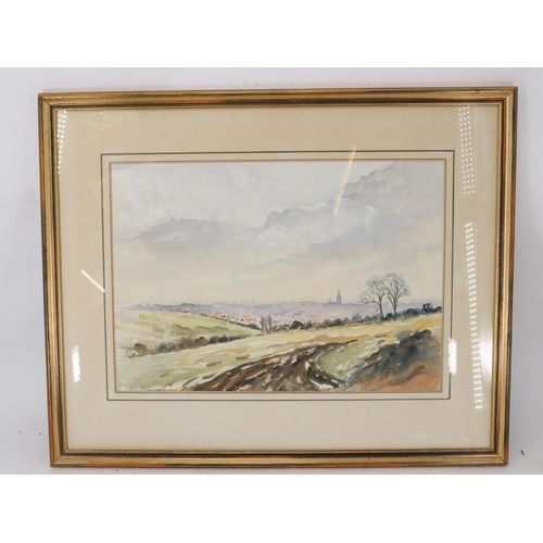 178 - A framed watercolour The Quiet Loch by R. Fenwick together with a framed watercolour signed indistin... 