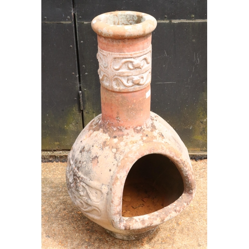 2 - Weathered terracotta chimnea