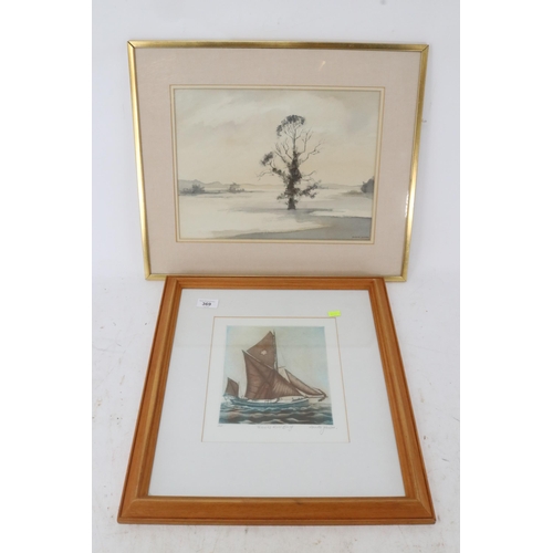 369 - Three framed Annette Johnson prints, two limited edition and one artists proof together with an Anne... 