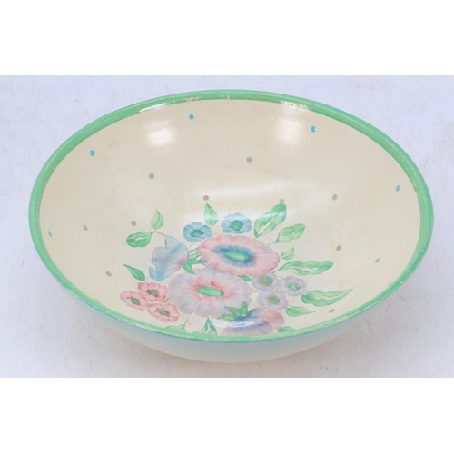 122 - Clarice Cliff decorative art deco bowl bowl