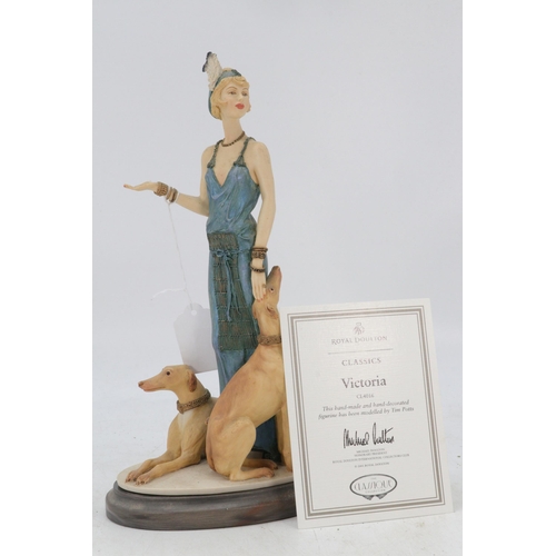 126 - Royal Doulton Classics Victoria figurine CL4016 with certificate, no box