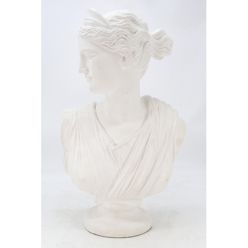 140 - Artemis Diana bust approx. 47cm tall