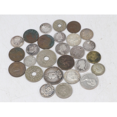 197 - Small selection of antique coins including GB