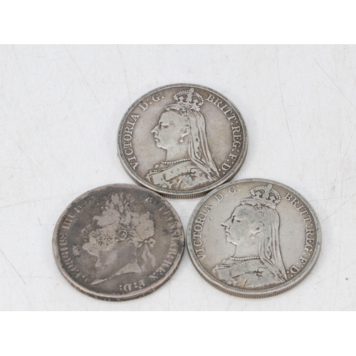 223 - 1822 crown together with 1889 and 1890 crown