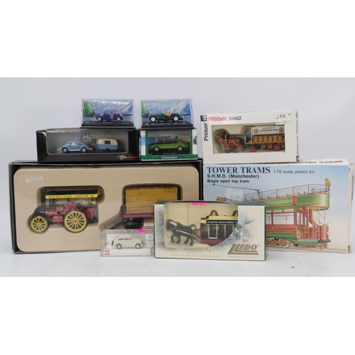 264 - Quantity of mixed diecast vehicles to include Corgi, Preiser, Carrarama etc