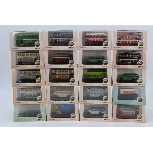 321 - Quantity of boxed Oxford diecast (20) n-gauge scale