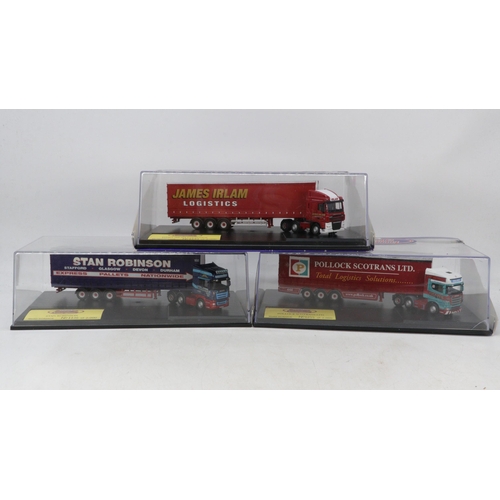 391 - Three boxed Oxford Haulage Company vehicles to include Model no SCA02CS; DAF01CS and SCA04CS