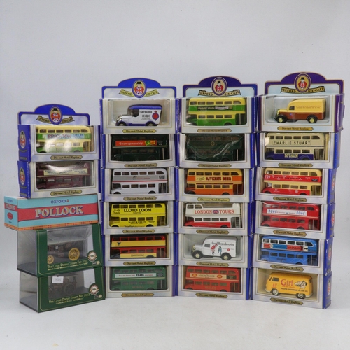 505 - Quantity of Oxford die cast vehicles, Oxford 1:76 Flatbed trailer, 2 x Dorset Steam Fair diecast etc