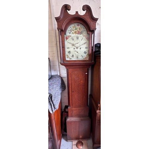 531 - Grandfather clock, name indistinct Haddington