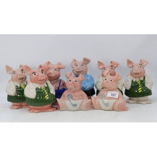 537 - Quantity of Wade Natwest piggies