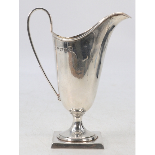 12 - Silver hallmarked cream jug (approx. weight 85g)