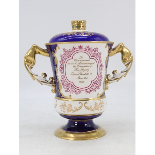 120 - Aynsley The Coronation anniversary vase commemorating the 40th Anniversary of the Coronation of HM Q... 