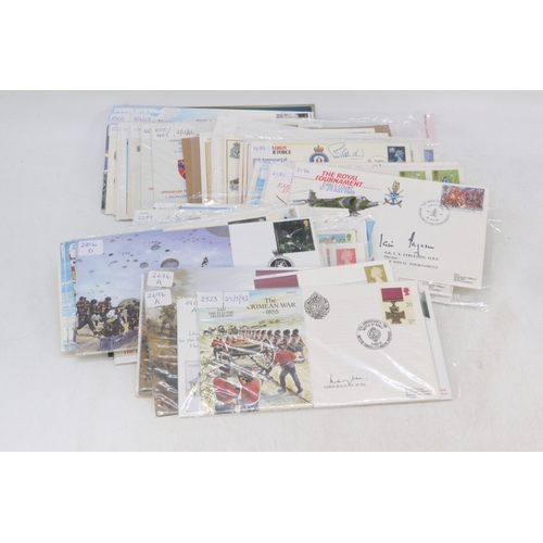 171 - Large quantity of FDCs to include mainly military, one and a part set of National Army Museum covers... 