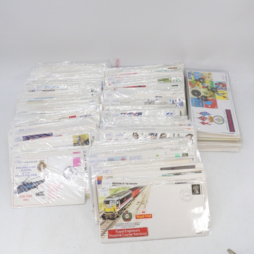 171 - Large quantity of FDCs to include mainly military, one and a part set of National Army Museum covers... 