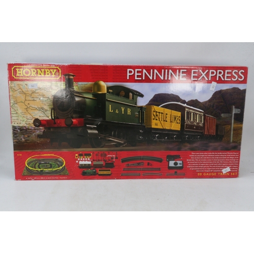 640 - Boxed Hornby OO gauge trainset pennine express R1158 (appears complete and unused)