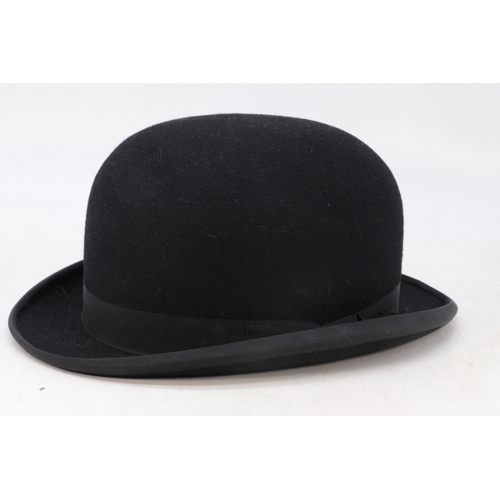 627A - A bowler hat by Lock and Co Hatters, London, 7 1/8 size