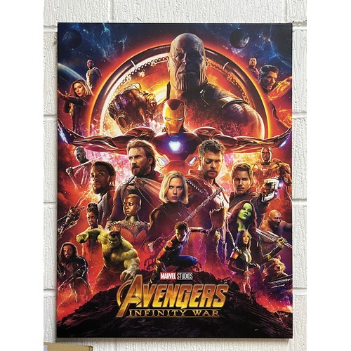 689 - Avengers poster together with boxed Hornby GWR Freight train set (unchecked) and ERTL Anakin's Pod R... 