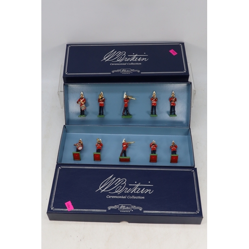 124 - Britains 00157 Band of the Life Guards x 2 boxed sets