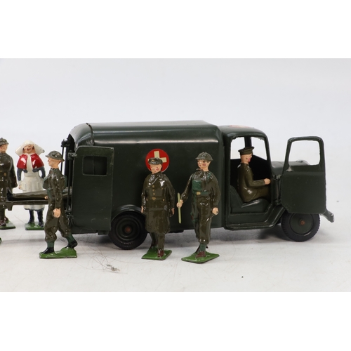 26 - Britains R.A.M.C Unit in Battledress with Ambulance, set 1897 in original box