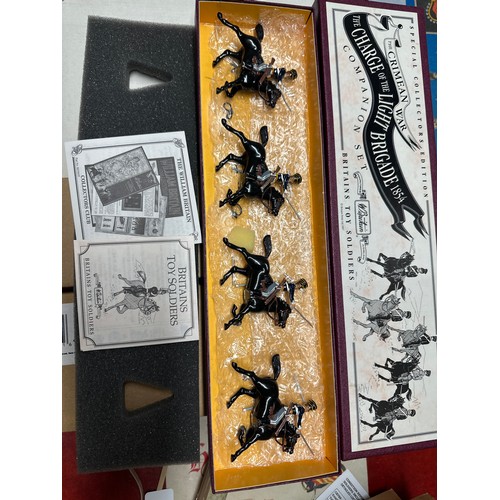 49 - Britains Crimean War Charge of the Light Brigade
toy soldiers 3109 8th Hussars, 3110 11th Hussars, 3... 