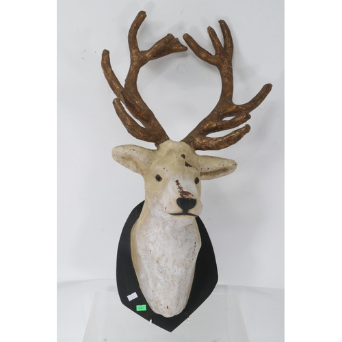 183 - Paper mache deers head