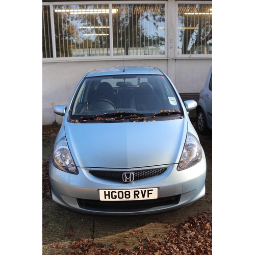 2 - Honda Jazz 5 door hatchback registration HG08 RVF petrol automatic - V5 and service book, 2 keys, mi... 