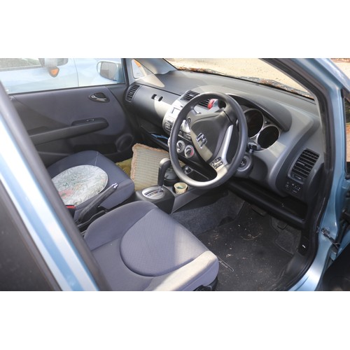 2 - Honda Jazz 5 door hatchback registration HG08 RVF petrol automatic - V5 and service book, 2 keys, mi... 