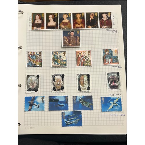 35A - Folder of mint GB stamps to include 1996 - 2006 (unchecked for completeness)